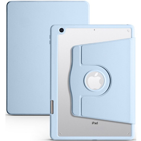 Etui do iPad 10.2 2019 / 2020 / 2021, z miejscem na rysik, Obrotowe 360°, Niebieskie