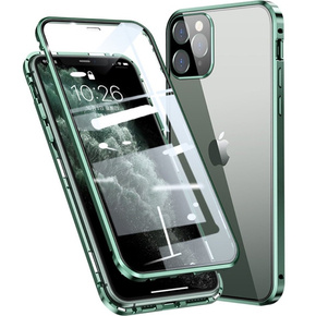 Etui do iPhone 11 Pro, Magnetic Dual Glass, zielone