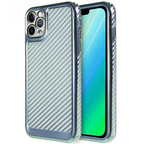 Etui do iPhone 12 Pro Max Carbon Slim Case Obudowa, Niebieskie