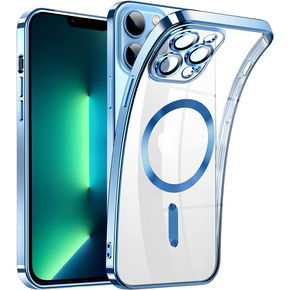 Etui do iPhone 13 Pro, MagSafe Hybrid, niebieskie