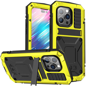 Etui do iPhone 14 Pro, R-JUST, pancerne, żółte
