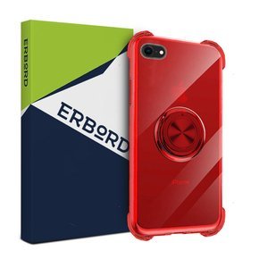 Etui do iPhone 7/8/SE 2020 - ERBORD Airbag Ring - Red