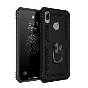 Etui pancerne do Huawei P20 Lite, Nox Case Ring, czarne