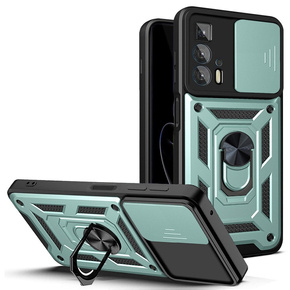 Etui pancerne do Motorola Edge 20 Pro, CamShield Slide, zielone