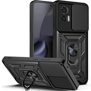 Etui pancerne do Motorola Edge 30 Neo 5G, CamShield Slide, czarne