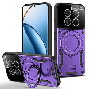 Etui pancerne do Realme 12 Pro 5G / 12 Pro+ 5G, Magnetic Ring, fioletowe