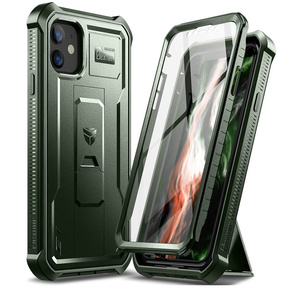 Etui pancerne do iPhone 11, Dexnor Full Body, zielone