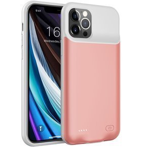 Etui z Baterią 6000mAh do iPhone 12 Mini - Rose Gold