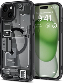 Etui z MagSafe Spigen do iPhone 15, Ultra Hybrid, Zero One