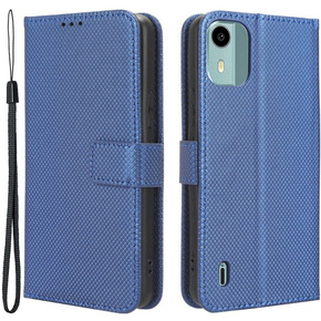 Etui z klapką do Nokia C12 4G, Wallet Smart Magnet, niebieskie