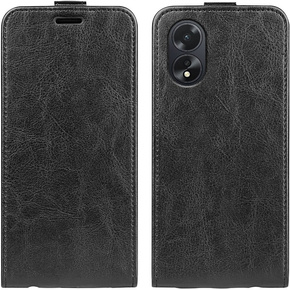 Etui z klapką do Oppo A38 4G / Oppo A18 4G, Flip, czarne