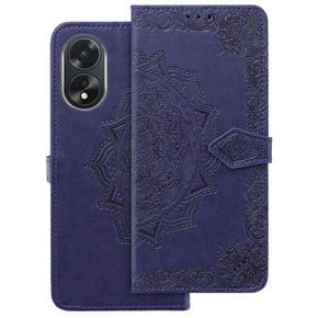 Etui z klapką do Oppo A38 4G / Oppo A18 4G, Mandala, fioletowe