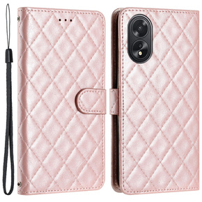 Etui z klapką do Oppo A38 4G / Oppo A18 4G, Wallet, BINFEN COLOR, różowe rose gold