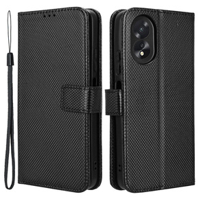 Etui z klapką do Oppo A38 4G / Oppo A18 4G, Wallet Smart Magnet, czarne