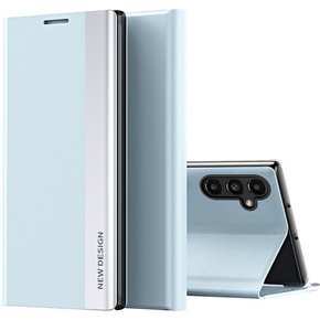 Etui z klapką do Samsung Galaxy A14 4G/5G, Side Magnetic, niebieskie