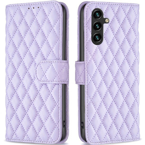 Etui z klapką do Samsung Galaxy A15, Wallet, BINFEN COLOR, fioletowe