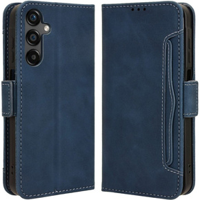 Etui z klapką do Samsung Galaxy M35, Card Slot, granatowe