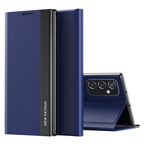 Etui z klapką do Samsung Galaxy M52 5G, Side Magnetic, niebieskie