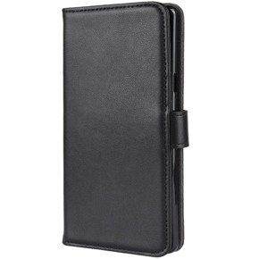 Etui z klapką do Samsung Galaxy Note 9, Leather Flexi Book, czarne