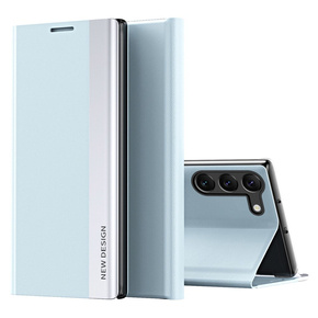 Etui z klapką do Samsung Galaxy S23 Plus, Side Magnetic, niebieskie