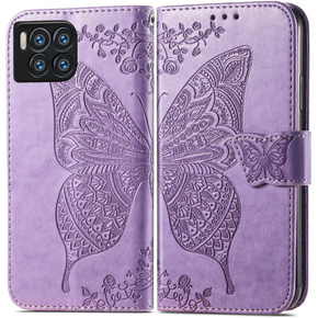 Etui z klapką do T Phone 2 Pro 5G, Butterfly, fioletowe