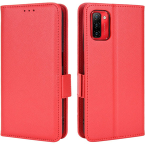 Etui z klapką do Ulefone Note 12P, Wallet Litchi Magnet, czerwone