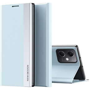Etui z klapką do Xiaomi Poco X5 Pro 5G / Redmi Note 12 Pro, Side Magnetic, jasnoniebieskie