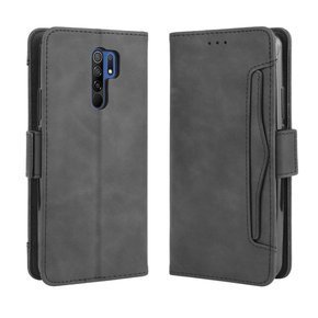 Etui z klapką do Xiaomi Redmi 9, Card Slot, czarne