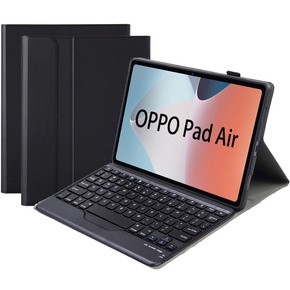 Etui z klawiaturą do Oppo Pad Air 10.4, Pen Slot, czarne