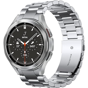 Pasek Bransoleta do Samsung Galaxy Watch 4/5/6 40/42/43/44/45/46/47mm, Srebrna