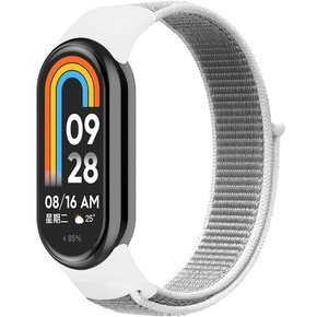 Pasek Nylonowy do Xiaomi Smart Mi Band 8 / Xiaomi Smart Mi Band 9, Biały