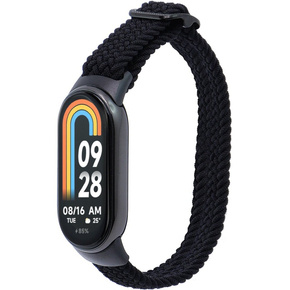 Pasek Nylonowy do Xiaomi Smart Mi Band 8 / Xiaomi Smart Mi Band 9, Czarny