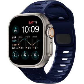 Pasek Silikonowy do Apple Watch 1/2/3/4/5/6/7/8/SE/ULTRA 42/44/45/49MM, Granatowy