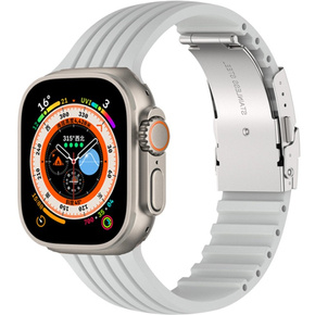 Pasek Silikonowy do Apple Watch 1/2/3/4/5/6/7/8/SE/ULTRA 42/44/45/49mm, Szary