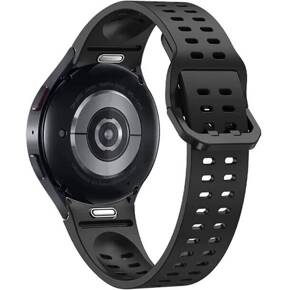 Pasek Silikonowy do Samsung Galaxy Watch 4/5/6 40/42/43/44/45/46/47MM, Czarny