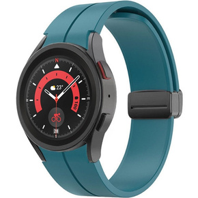 Pasek Silikonowy do Samsung Galaxy Watch 4/5/6 40/42/43/44/45/46/47mm, Ciemny niebieski