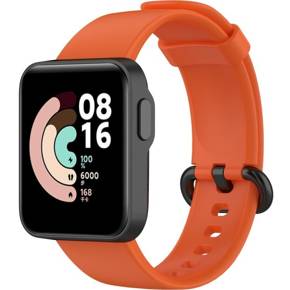 Pasek Silikonowy do Xiaomi Mi Watch Lite, Pomarańczowy