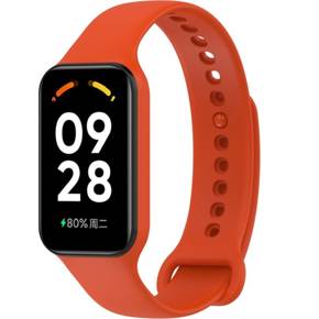 Pasek Silikonowy do Xiaomi Redmi Smart Band 2 / Xiaomi Smart Mi Band 8 Active, Pomarańczowy