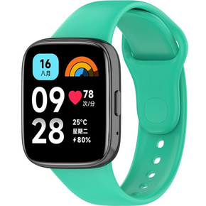 Pasek Silikonowy do Xiaomi Redmi Watch 3 Active, Miętowy