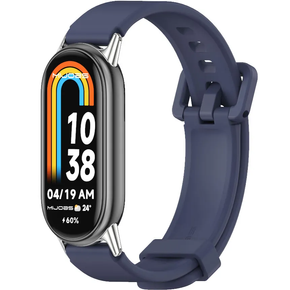 Pasek Silikonowy do Xiaomi Smart Mi Band 8 / Xiaomi Smart Mi Band 9, Niebieski