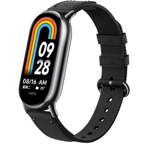 Pasek nylonowy do Xiaomi Smart Mi Band 8 / Xiaomi Smart Mi Band 9, Czarny