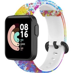 Pasek silikonowy do Xiaomi Mi Watch Lite, Colorful Print