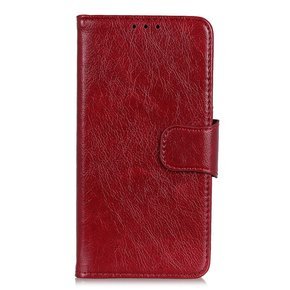 Skórzane Etui Wallet do Samsung Galaxy A71 - Red