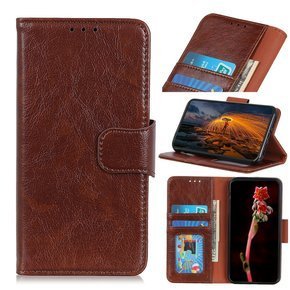Skórzane Etui Wallet do Xiaomi Redmi 8 - Brown