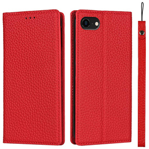 Skórzane etui do iPhone 7/8/SE 2020/SE 2022, ERBORD Grain Leather, czerwone