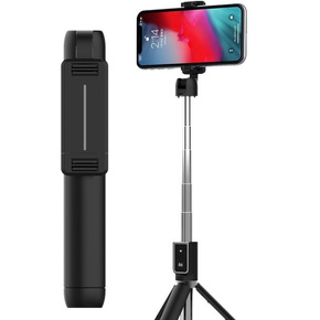 Uchwyt P50 Selfie Stick Tripod + Pilot Bluetooth , Black