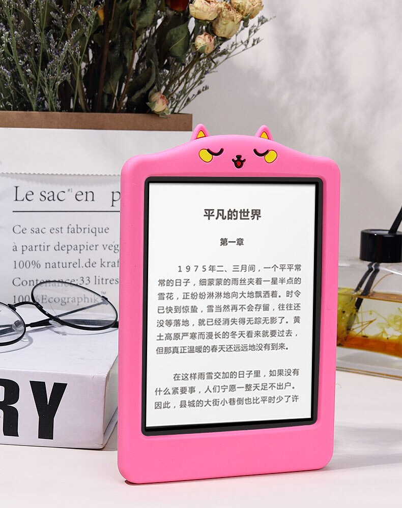 Etui do Kindle Paperwhite 4, Silicon Case Cat, Pink sklep XGSM.pl