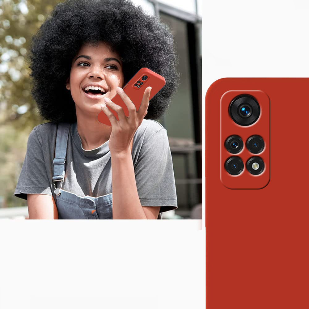 Etui Do Xiaomi Redmi Note 11 Pro 4g Silicone Lite Czerwone Sklep Xgsmpl 1333