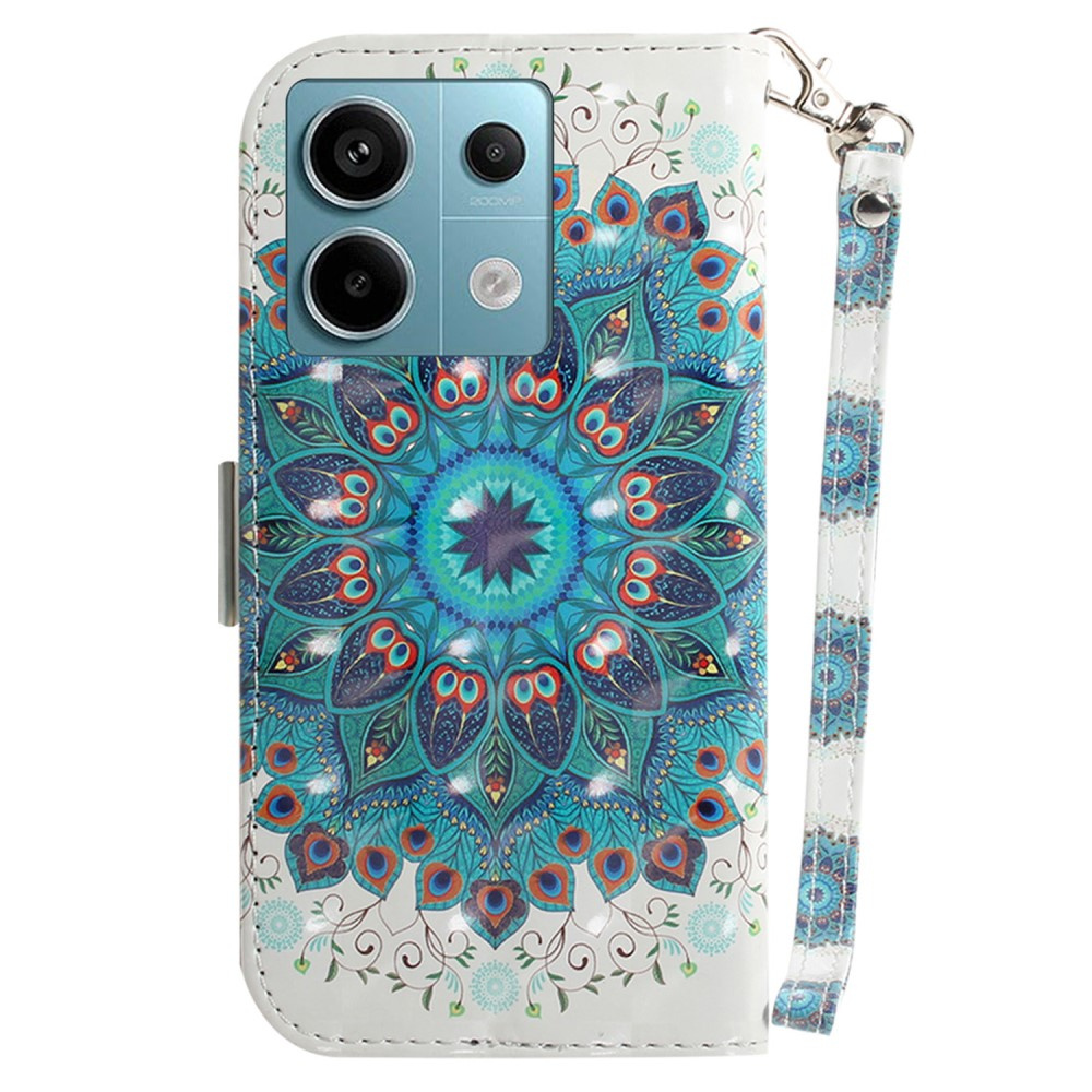 Etui z klapką do Xiaomi Redmi Note 13 Pro 5G, Wallet, Mandala Flower ...