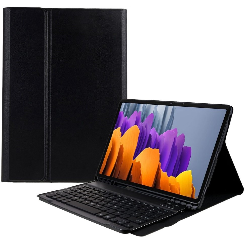 Etui Z Klawiaturą Do Galaxy Tab S7 Plus S8 Plus S7 Fe T730 T733 Pen Slot Czarne Sklep 4368